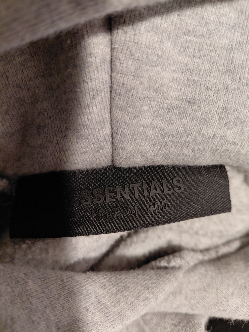Fear of God Essentials Heather Gray hoodie-size xxs - Picture 4 of 6